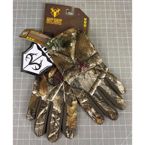 Women’s Stretch Fleece Touch Glove, SZ Large, Realtree Edge New - Picture 1 of 5